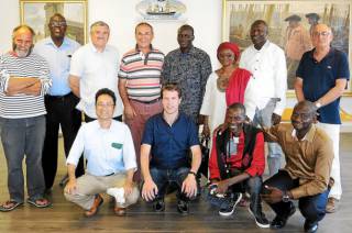 Des sénégalais de Mbour en visite en France